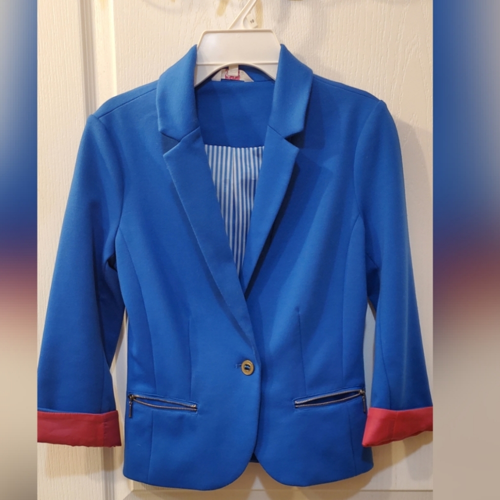 Candies, Blue Blazer, Size XS